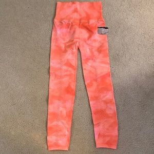 Free People Movement Peach Tie-Dyed High-Rise Leggings Size XS